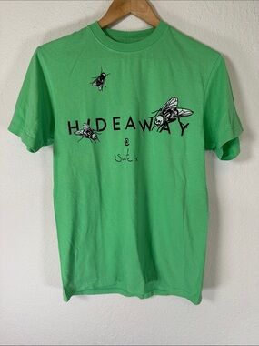 HIDEAWAY x Dr. Woo's SUITE 
Exclusive Collection Release Green Short Sleeve Top
